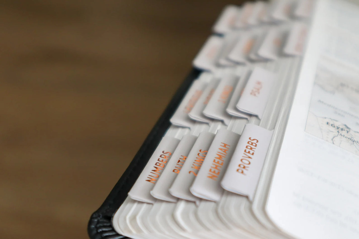 Bible Tabs Neutral Copper | Matte-Coated Sticker Tabs