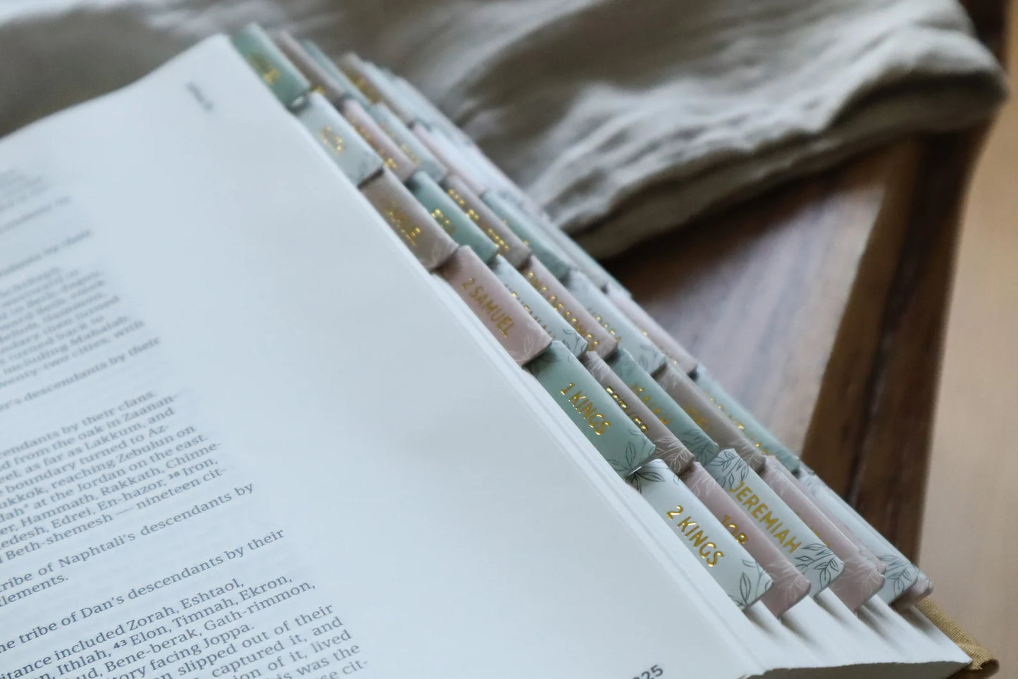 Bible Tabs Spring Floral | Matte-Coated Sticker Tabs
